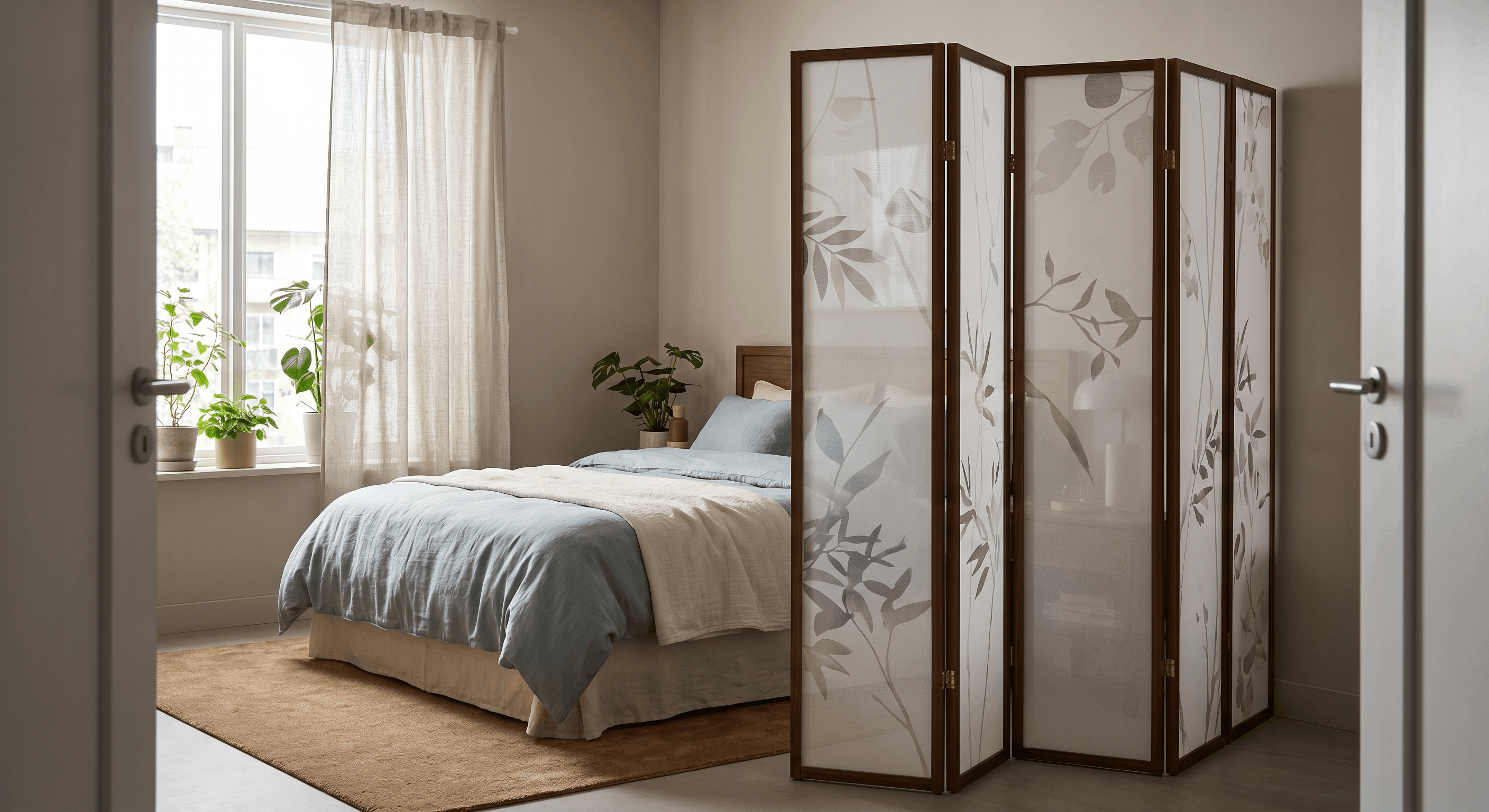 室內設計小秘訣：「開門見床」不再是問題！