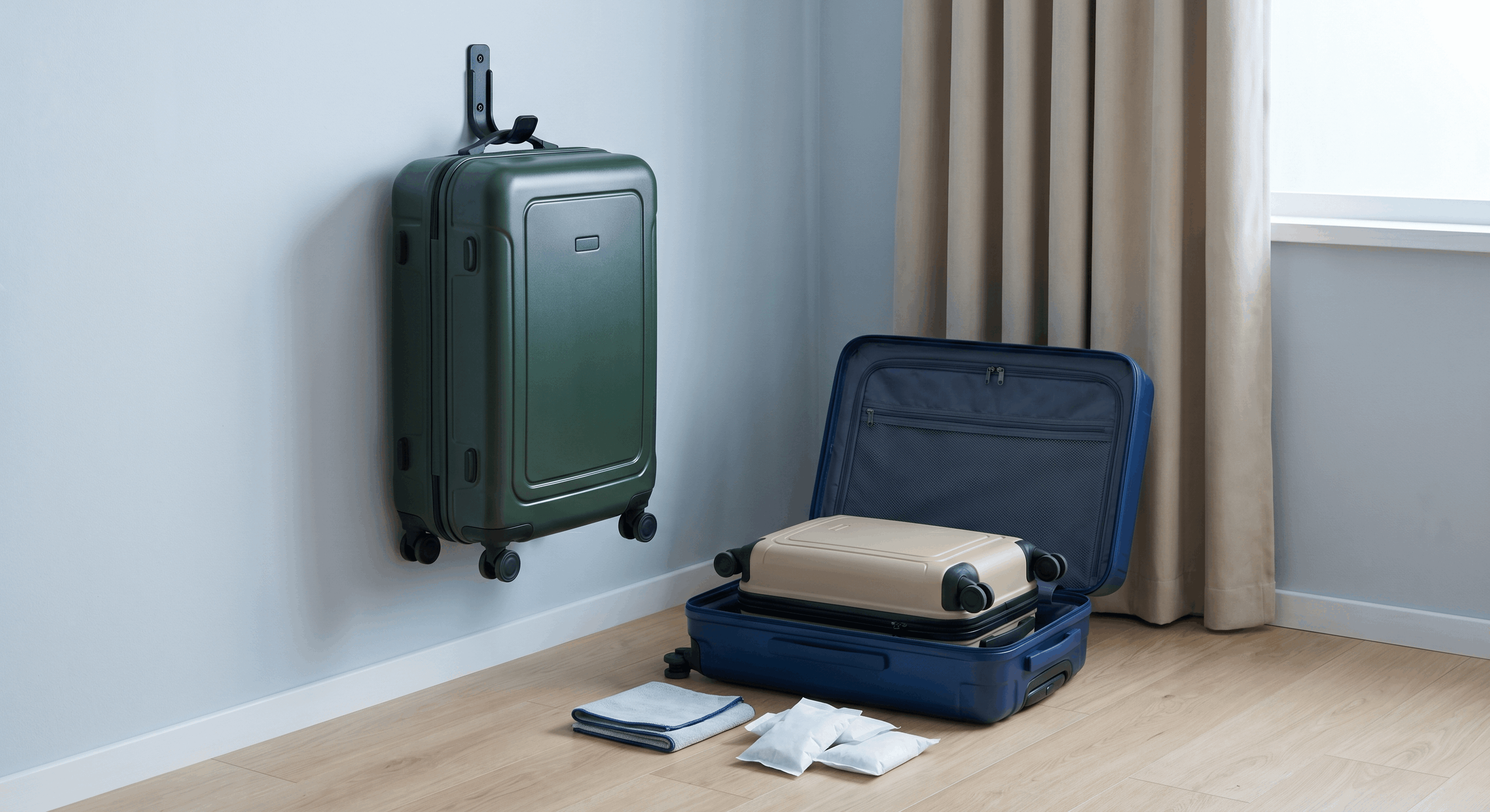 行李箱收納小秘訣