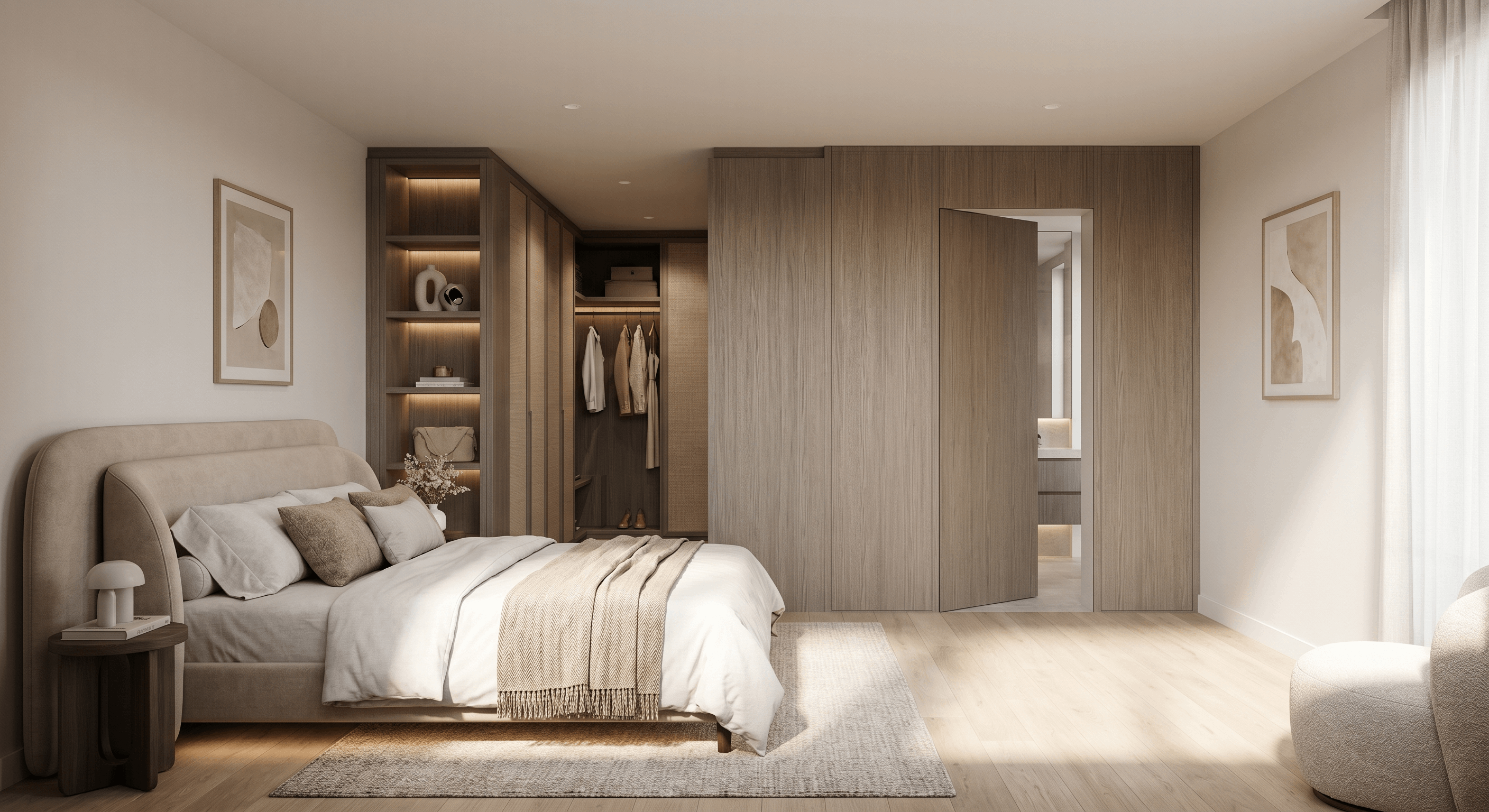 臥室床頭對浴室門小秘訣