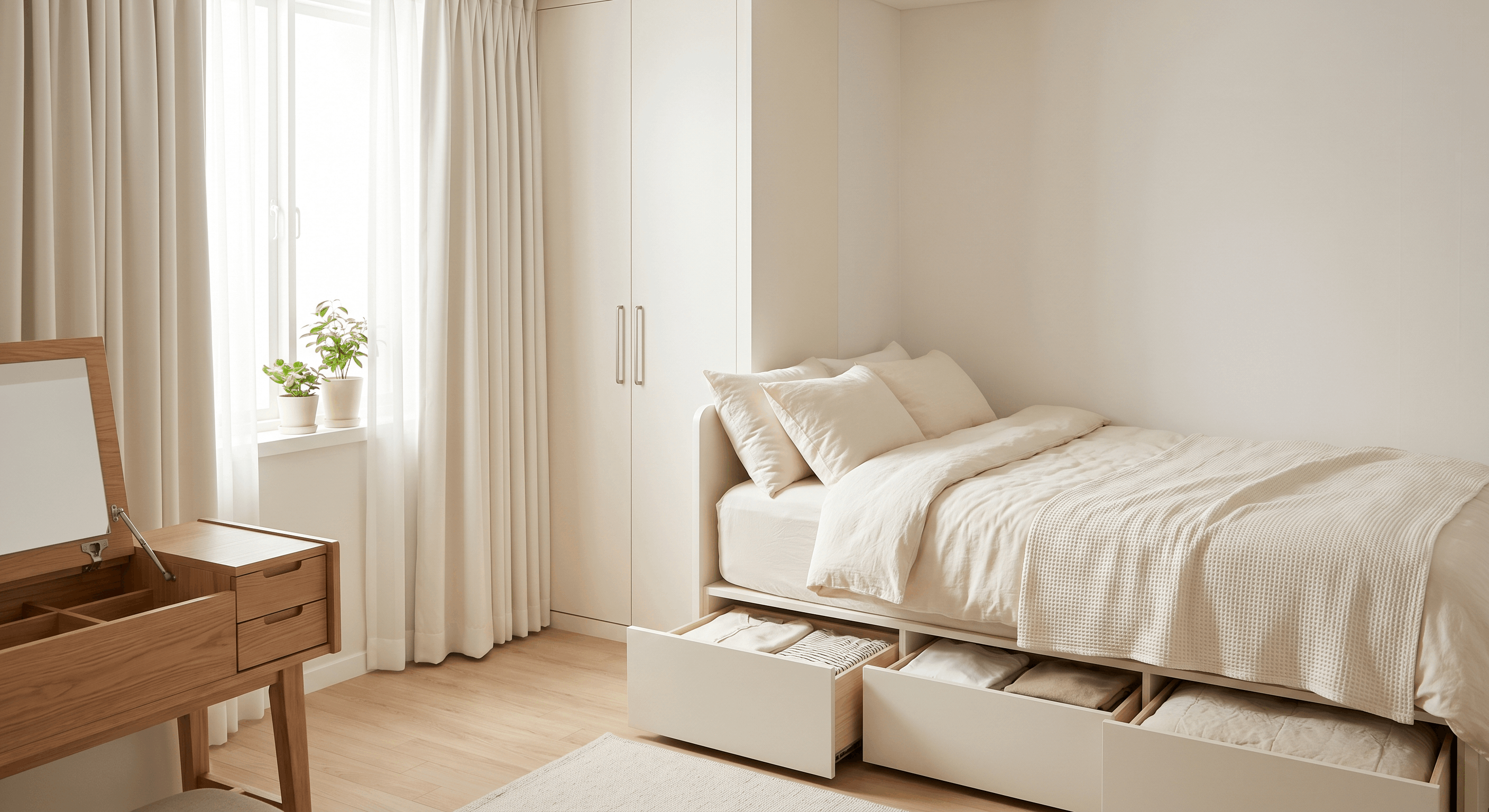 小臥室大改造：提升空間感的設計祕技！