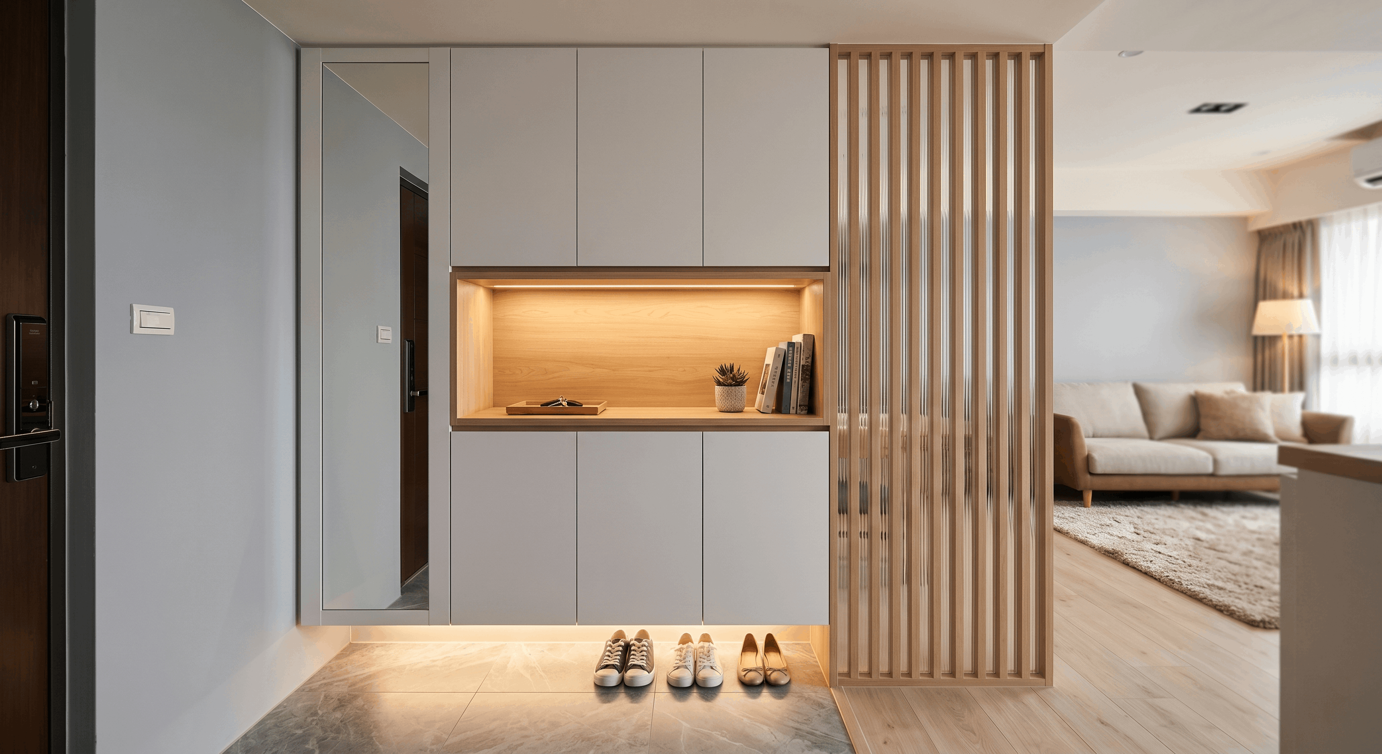 玄關收納術，告別壓迫感！